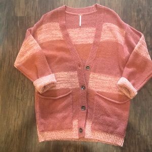Free people button up cardigan jacket